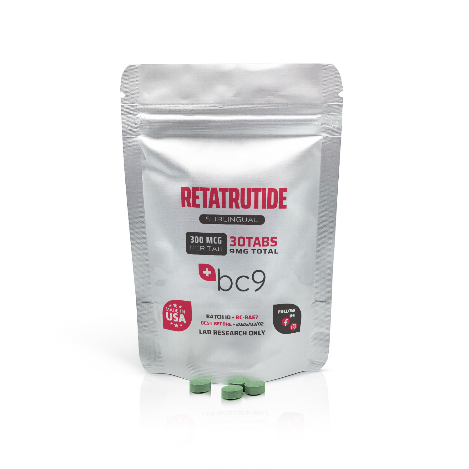 Retatrutide Sublingual Tablets For Sale | BC9.org